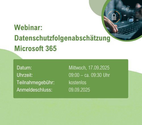 Webinar: Datenschutzfolgenabschätzung MS 365