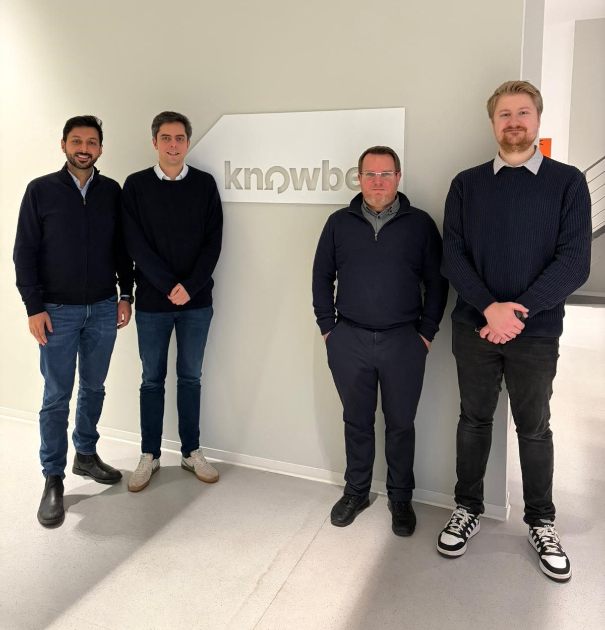 v.l.n.r. Tayfun Görgülü, Nicolas Douglas, Markus Grams und Marc Beenen